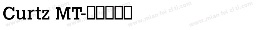 Curtz MT字体转换
